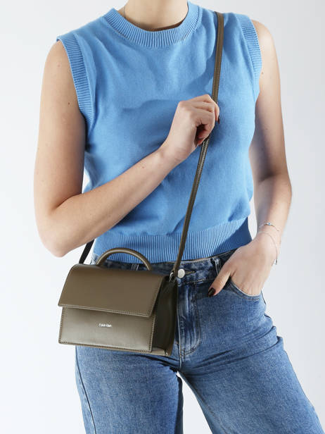 Cross Body Tas Ck Linn Gerecycleerd Polyester Calvin klein jeans Bruin ck linn K613162 ander zicht 1